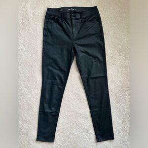 WHBM - Petite High-Rise Coated Skinny Jeans